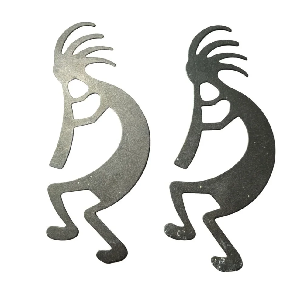 Kokopelli Candle Holder Southwestern Metal Art‎ Candle Wall Sconce Set